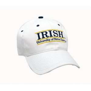 Notre Dame Fighting Irish The Game Classic White Bar Adjustable Hat 