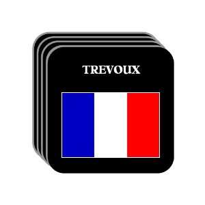 France   TREVOUX Set of 4 Mini Mousepad Coasters