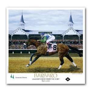  2006 Kentucky Derby, Barbaro At Print by Jan Yarberry 