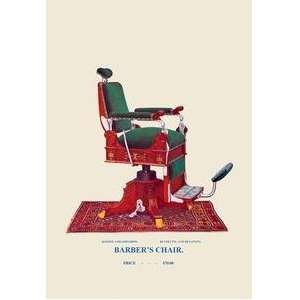    Vintage Art Hydraulic Barbers Chair #94   04534 5