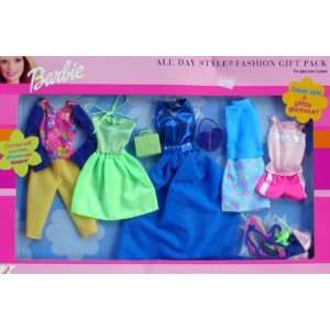 Barbie All Day Style Fashion Gift Pack Casual Style and Glitzy Glamour 