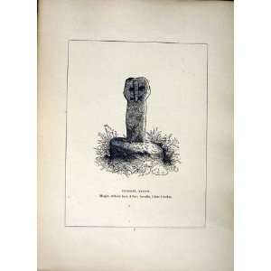  1856 Trembath Madron Cross Cornwall Blight Print