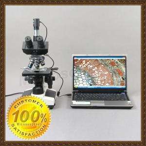 High Power Trinocular Compound Microscope + USB Camera  