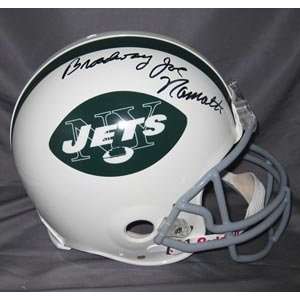 com Joe Namath Signed Jets Full Size Authentic Helmet   Broadway Joe 