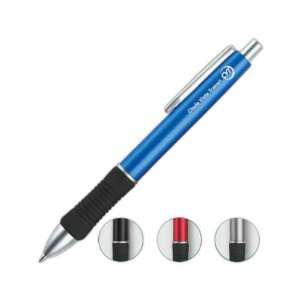  Barea   Ballpoint pen with textured black rubber grip and 