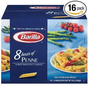Barilla Piccolini, Mini Penne, 16 Ounce Boxes (Pack of 16)  