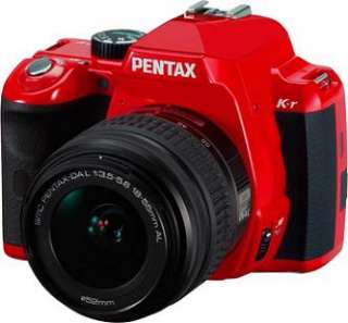 Pentax KR K R Digital SLR RED Camera 18 55mm + ACC NEW  