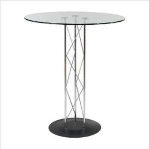  Trave 36 Pub Table with Textured Black Finish