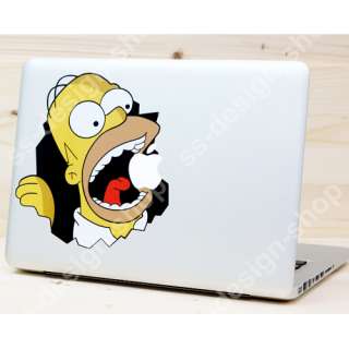 Homer The Simpsons Sticker Vinyl Decal Skin for Apple Macbook Air Pro 