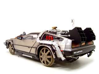   of Back To The Future Time Machine die cast model car by Sunstar