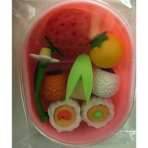  Bento Box Lunch Eraser Set 2 Toys & Games