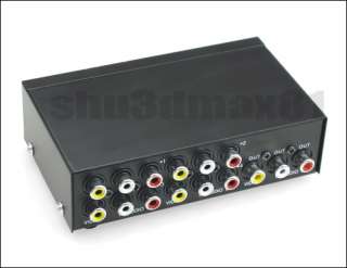 Port AV splitter Switcher Audio Video Switch box S906 Features