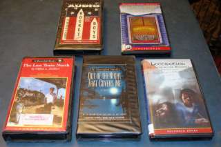 Lot 5 AUDIO Books For Kids Historicals Great Stories  