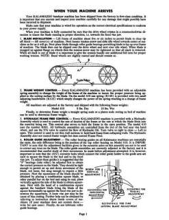 Kalamazoo Service & Parts Model 610 Bandsaw Manual  