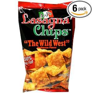 Lasagna Chips, The Wild West Barbecue Flavor, 5 Ounce Bags 