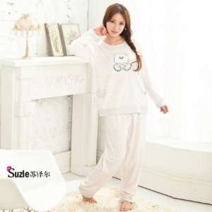  Suzle SZ02 73023 L Suzle Dream Bear Print Cotton Pajama 