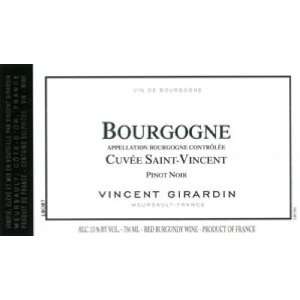  2009 Vincent Girardin Bourgogne Cuvee Saint Vincent Pinot 