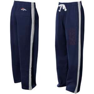    Denver Broncos Navy Blue Game Fleece Pants