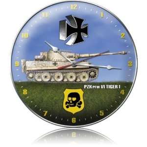  Tiger 1 Axis Military Clock   Victory Vintage Signs