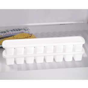 SET OF 2 COVERED ICE CUBE TRAYS keep odors out ~NEW~  