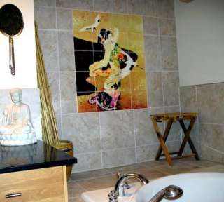 29.75 x 21.25 Art Backsplash Bath Mural Ceramic China Decor Tile #301 