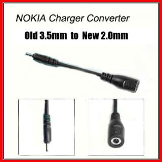 WHOLESALE NOKIA CHARGER CONVERTER 3.5MM TO 2.0MM 50/LOT  