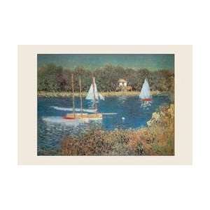  Bassin DArgenteuil 12x18 Giclee on canvas