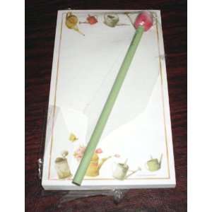  Hallmark Marjolein Bastin Memo Pad & Tulip Pencil Gift Set 