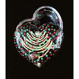  Christmas Trees Design   Heart Shaped Box   2 pieces   4.5 