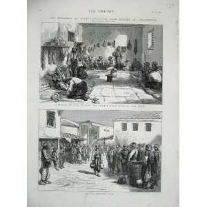 1877 Batak Bashi Bazouks Philippopolis Prison Yard War  