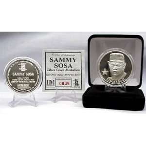  Chicago Cubs Sammy Sosa Silver Medallion Sports 