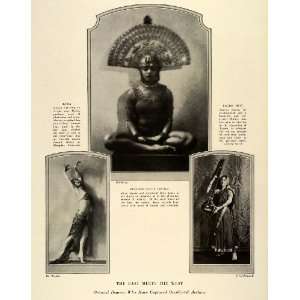  1924 Print Kyra Dancing Dancer Musical Instrument Nyota 