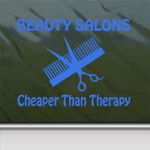  Beauty Salon Cheap Therapy Blue Decal Hair Dresser Blue 
