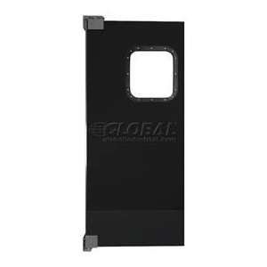  Light To Medium Duty Service Door Single Panel Black 36 