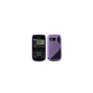 Nokia E6 S Design Purple Candy Skin Case / Crystal Jelly Executive 