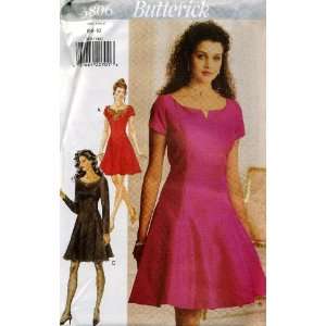  Butterick Formal Party Dress Sewing Pattern #3806 