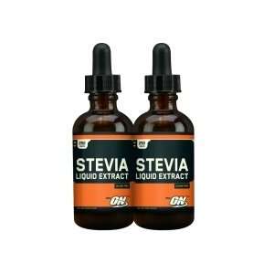  Stevia Liquid Extract Twin Pack by Optimum Nutrition 2 oz 