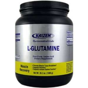  Kaizen L Glutamine   1000 Grams   Unflavored Health 