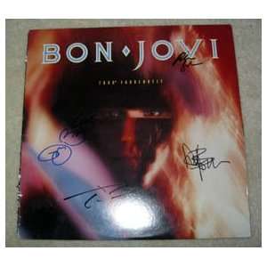 BON JOVI autographed SIGNED #1 Record *PROOF