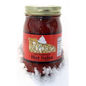 All Natural Old Fashioned Hot Salsa, 16 oz jar  Grocery 