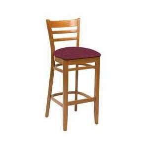 American Tables and Seating 880 BS Cabaret Ladder Back Wood Bar Stool 