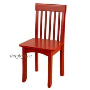 Kidkraft Kids Avalon Childrens Wood Chair Cranberry Red  