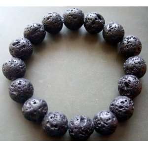  Volcano Stone Beads Elastic Bracelet 