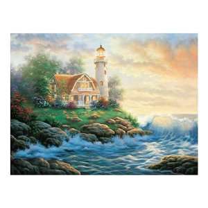   Perfect Place Lighthouse 550 Piece Jigsaw Puzzle Toys & Games