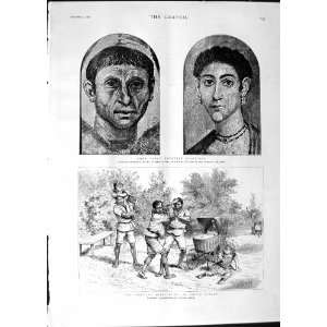   1888 Servant Nurseboys Natal Africa Egyptian Paintings