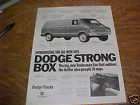 1971 Dodge Tradesman Van Advertisement, Vintage Ad