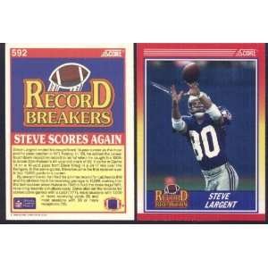  1990 Score #592 Steve Largent [Misc.]