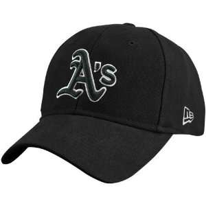   Oakland Athletics Black Pinch Hitter with Green Logo Adjustable Hat