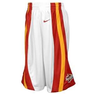   Cyclones Youth White Replica Basketball Shorts