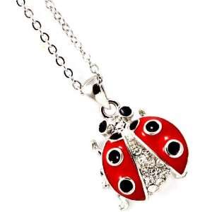  Lucky Lady Bug Ladybug Charm Fashion Necklace Everything 